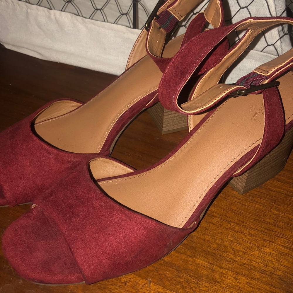 Faux Suede Sandals 11